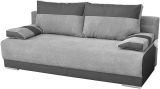 MEUBLO Canapé en lit Convertible avec Coffre 3 Places de Rangement Relax : compact et élégant
