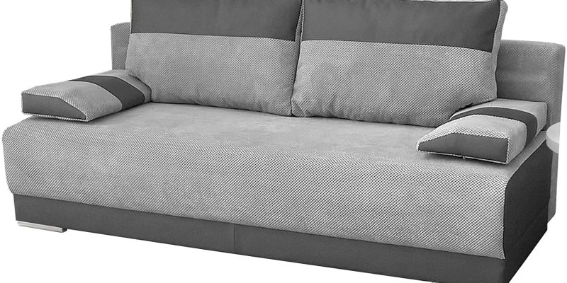 MEUBLO Canapé en lit Convertible avec Coffre 3 Places de Rangement Relax : compact et élégant